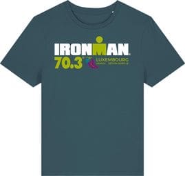 Camiseta de manga corta Ironman 70.3 Luxemburgo Azul Turquesa para mujer