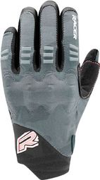 Gants Longs Femme Racer Gloves Rock 3 D3O Noir / Rose