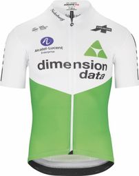 Assos Dimension Data Korte Mouw Trui Wit / Groen