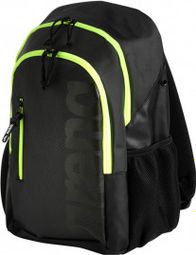 ARENA Spiky 3 Backpack 30 Dark Smoke Neon Yellow  -  Sac à Dos Natation et Piscine