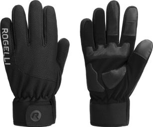 Gants Velo Long De Hiver Rogelli Alta - Homme - Noir