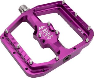 Paire de Pédales Plates Burgtec Penthouse Flat MK5 B-Rage Edition Pedals - Purple Rain - Violet