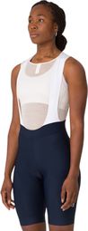 Rapha Core korte fietsbroek met bretels, donkerblauw/wit, dames