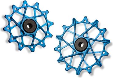 Pair of Garbaruk Derailleur Wheels for Sram 11/12v Blue