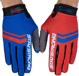 GANTS STAY STRONG OPPOSITE GLOVES 2021 RED / BLUE