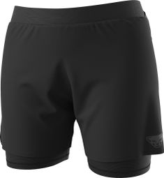 Pantaloncini 2 in 1 Dynafit Alpine Pro Donna Nero