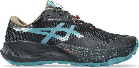 Asics Trabuco 14 GTX Trailschoenen Zwart/Blauw Heren