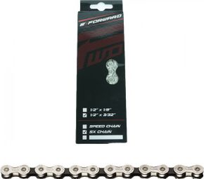 Catena in avanti SX Chain 116 maglie con innesto rapido argento