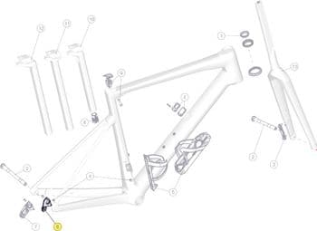 Patte de Dérailleur BMC Dropout #71