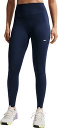 Nike One Seamless Front Lange Legging Blauw Dames