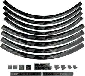 Race Face Wielen Kit Stickers Zwart