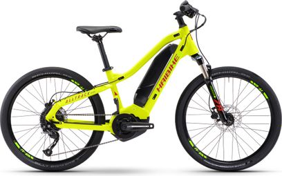 Haibike AllTrack Kinder Elektro-MTB Shimano Altus 9S 400 Wh 24'' Limonengelb 2023 9 - 12 Jahre