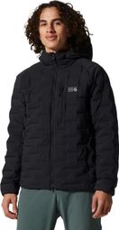 Mountain Hardwear Stretch-Daunenjacke mit Kapuze Schwarz Herren
