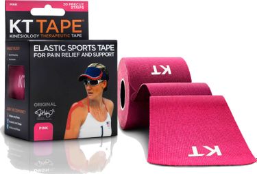 KT TAPE Rollo de cinta precortada COTON ORIGINAL Pink 20 cintas