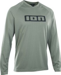ION Logo MTB Long Sleeve Jersey Lichtgroen