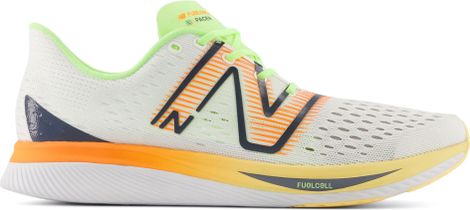 Running Shoes New Balance FuelCell SuperComp Pacer v1 White Orange Men's