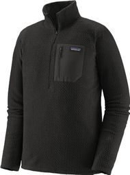 Technical Fleece Patagonia R1 Air Zip Neck Black Hombres
