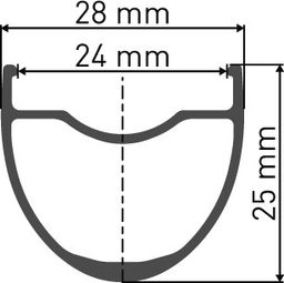 Roue Arrière DT Swiss G 1800 Spline 25 700 | 12x142mm | Noir — vue 4