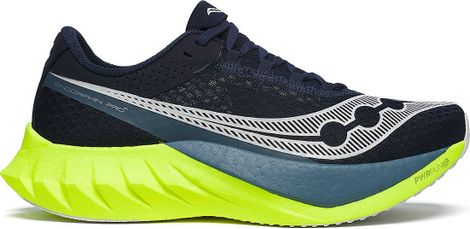 Chaussures Running Saucony Endorphin Pro 4 Bleu/Jaune Homme