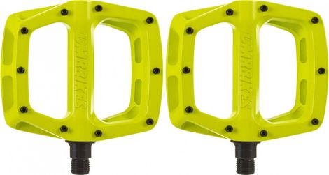 DMR Paar flache Pedale V8 Lemon Lime