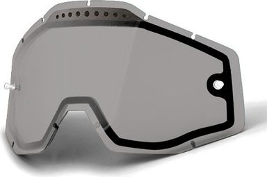 100% Ecran Double anti-buée RACECRAFT  ACCURI et STRATA Gris