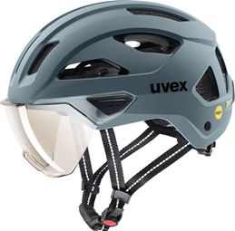 Uvex Stride Visor Mips-fietshelm, antracietgrijs