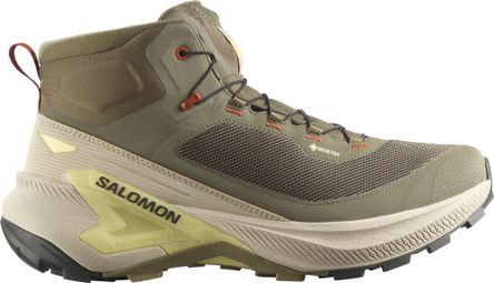 Chaussures de Randonnée Salomon Genesis Mid GTX Kaki Homme