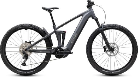 Mountain bike elettrica a sospensione completa Cube Stereo Hybrid One22 Pro 800 Shimano 12V 800 Wh Bosch 120 Nm 29'' Grigio cromato 2027