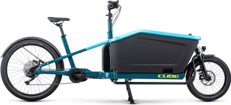 Vélo Cargo Électrique Cube Cargo Sport Hybrid 500 Shimano Deore 10V 500 Wh 20/27.5'' Bleu