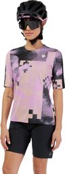 Maillot de manga corta Fox Flexair Ascent Pulse Rosa para mujer