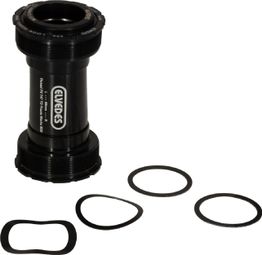 Eje de pedalier Elvedes Thread Fit T47 86mm para Praxis Negro