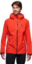 Black Diamond HighLine waterdichte jas Rood voor heren