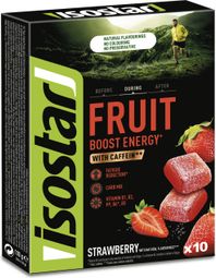 ISOSTAR Energy Fruchtauffrischung Geschmack Erdbeere