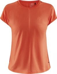 Women's Short Sleeve Jersey Craft Core Charge Orange