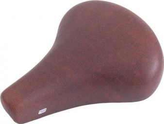 EDGE Selle De Vélo Ville Retro - Marron Foncé