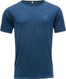T-Shirt Devold Valldal Merino Bleu