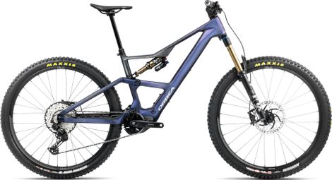 Orbea Rise LT M10 Electric Full Suspension MTB Shimano Deore XT/SLX 12S 630 Wh 29'' Tanzanite Blue Carbon View 2025