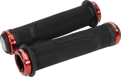 Paire de Grips Insight C.O.G.S 145mm (Noir Lock Rouge)