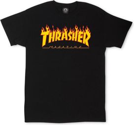 T-shirt flame logo  Black