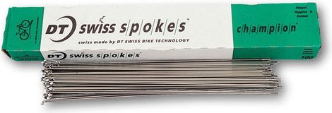 Boîte de 100 rayons inoxydables DT Swiss 255x2