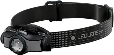 MH3 LED-hoofdlamp zwart en grijs | 200 lumen | 35 uur looptijd | 130 m bereik | LEDLENSER