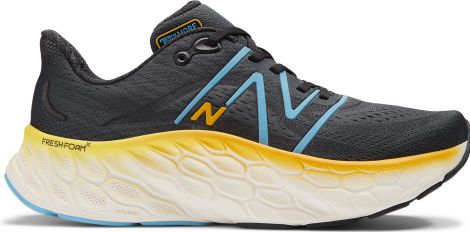 Chaussures de Running New Balance Fresh Foam X More v4 Noir Bleu Jaune Homme