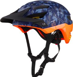 Casco de bicicleta de montaña cairn rift mips azul/naranja