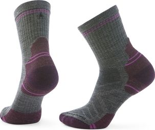 Smartwool Targeted Cushion Mid Crew Hiking Socks for Women, Gray