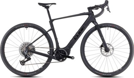 Cube Nuroad Hybrid C:62 SLX 400X Bicicleta Eléctrica de Gravel Sram Rival eTap AXS/Sram GX Eagle AXS 12S 400 Wh 700 mm Carbono Negro 2024