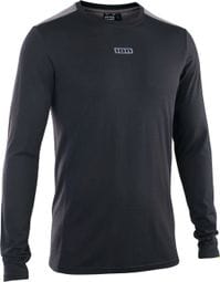 ION Langarm Trikot MTB Merino Schwarz Herren