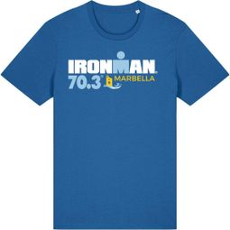 Camiseta de manga corta Ironman 70.3 Marbella Azul Real para hombre