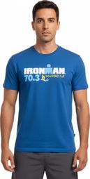 Ironman 70.3 Marbella Royal Blauw Heren Kort Mouw T-shirt