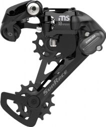 Derailleur vtt arriere Sunrace ms100 10v. chape medium a vis (compatible Shimano)