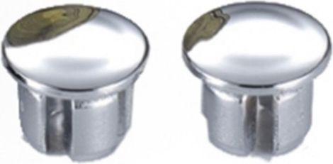 Embouts de guidon chrome VELOX